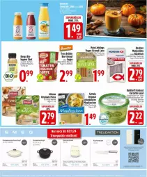 Gazetka promocyjna Edeka - Prospekte - Gazetka - ważna od 26.10 do 26.10.2024 - strona 7 - produkty: Becher, bio, eintopf, eis, feinkost, flasche, gin, Hefte, hilcona, ingwer, kartoffel, maultaschen, messer, messerblock, Nordsee, pasta, salat, settele, suppe, Tasche, taschen, Tegernseer, topf