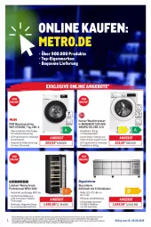 Gazetka promocyjna Metro - Online: Wochen-Angebote - Gazetka - ważna od 25.05 do 25.05.2025 - strona 1 - produkty: angebot, angebote, Behälter, eis, elle, ente, erde, hoover, Kinder, liebherr, Metro, Mode, ndk, Rauch, reis, Ria, rwe, Schrank, schubladen, Skyr, Ti, tisch, Trockner, waschmaschine, waschtrockner, wein
