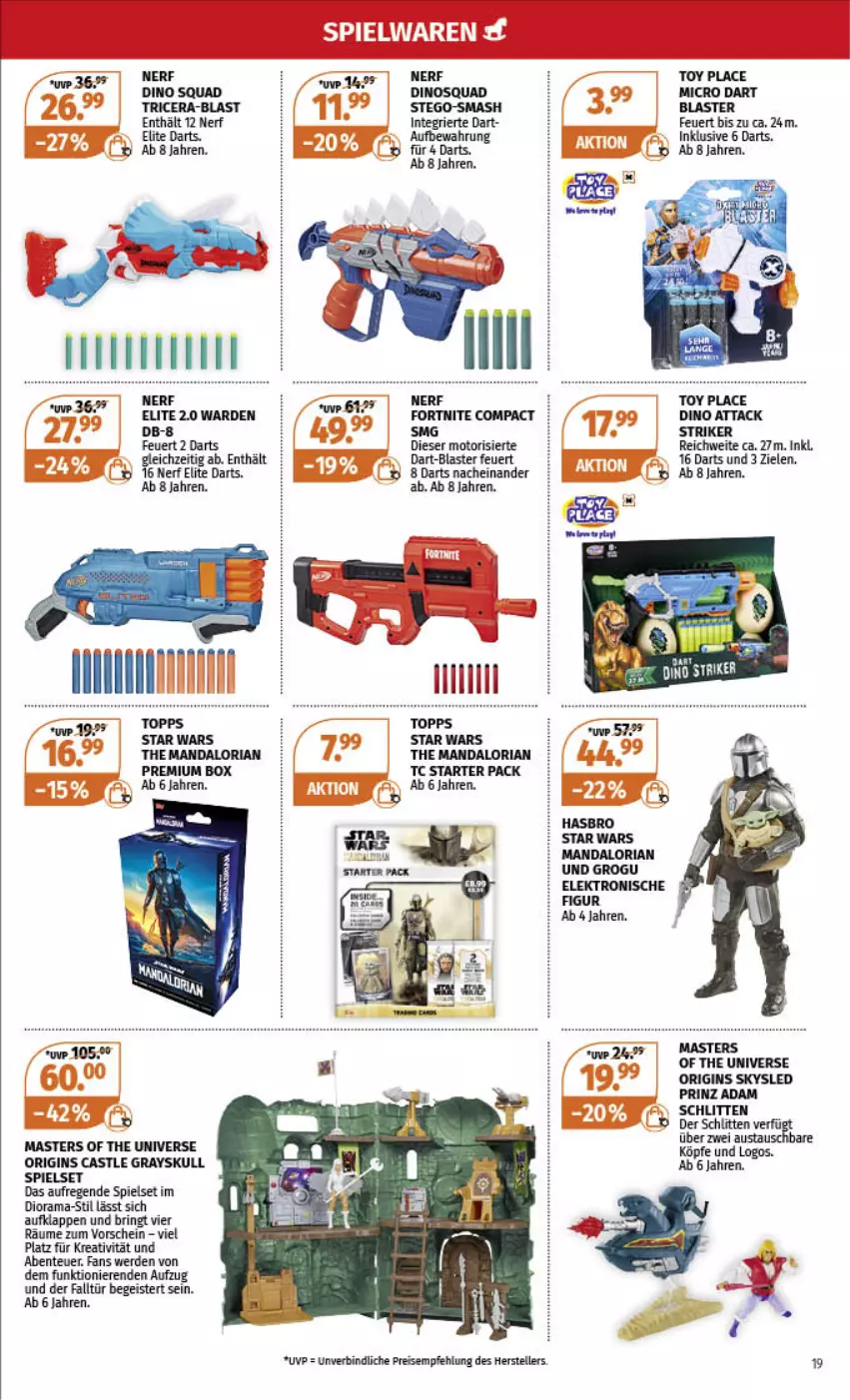 Aktueller Prospekt Mueller - Spielware & Multi-Media - von 13.11 bis 19.11.2022 - strona 19 - produkty: aust, Dior, eis, Elektro, elle, ente, erde, gin, Hasbro, nerf, quad, rama, reis, Ria, ring, Schlitten, teller, Ti