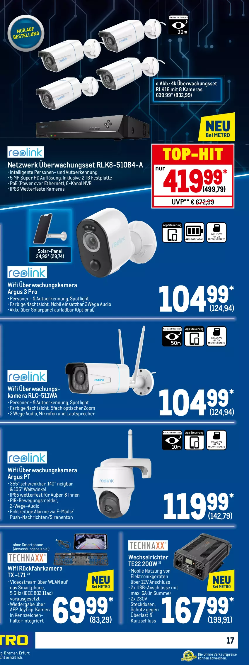 Aktueller Prospekt Metro - Technik Spezial - von 14.07 bis 27.07.2022 - strona 33 - produkty: akku, angebot, Apple, Apple AirPods, Apple AirPods Pro, apple iphone, auto, Bank, batterie, batterien, Bau, Betriebssystem, bio, deka, dell, deo, dual-sim, eis, Elektro, elle, ente, festplatte, fingerabdrucksensor, frontkamera, GPS, hauptkamera, heimtextilien, Intel, iphone, IPhone SE, IPhone X, iphone xr, kamera, Kameras, kopfhörer, ladekabel, latte, lautsprecher, longlife, micro usb, microsd, microsdxc, Mode, papier, Pods, powerbank, reis, rel, rwe, Schrank, sim, smartphone, speicherkarte, steckdose, telefon, teller, Ti, tisch, top-hit, usb, wasser