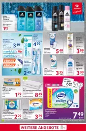 Gazetka promocyjna Selgros - Food - Gazetka - ważna od 04.09 do 04.09.2024 - strona 23 - produkty: Adidas, angebot, angebote, beutel, bio, body, bodylotion, bürste, cottonelle, creme, deo, deospray, duni, dusche, eis, elle, elmex, feuchtes toilettenpapier, flasche, fleisch, Lotion, lufterfrischer, meridol, müllbeutel, mundwasser, oder deospray, Odol, Panthenol, papier, pasta, Serviette, shampoo, spülung, swirl, Tasche, taschen, taschentücher, Ti, toilettenpapier, tücher, veet, wasser, zahnbürste, zahnpasta, zewa