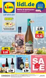 Gazetka promocyjna Lidl - Beste Weine für jeden Anlass - Gazetka - ważna od 31.07 do 31.07.2022 - strona 1 - produkty: angebot, angebote, berliner, bio, discount, eis, elle, flasche, fleisch, gin, lebensmittel, magazin, ndk, reis, salat, salate, spirituosen, Ti, wein, weine