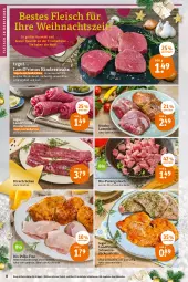 Gazetka promocyjna Tegut - Angebote der Woche - Gazetka - ważna od 24.12 do 24.12.2021 - strona 10 - produkty: angebot, angebote, bio, braten, dekoration, eis, ente, fleisch, gewürz, gulasch, lamm, landprimus, mac, natur, pute, Putenoberkeule, rind, rinder, Rinderkeule, Rinderroulade, rinderrouladen, Rindersteak, rouladen, Rückensteak, rückensteaks, rwe, saft, Schal, Schale, schwein, schweine, schweinerücken, steak, steaks, Ti, wein, weine, wurst