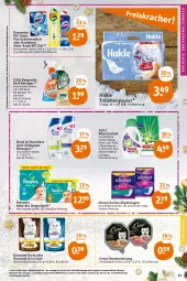 Gazetka promocyjna Tegut - Angebote der Woche - Gazetka - ważna od 24.12 do 24.12.2021 - strona 25 - produkty: Alwa, Always, ariel, ariel waschmittel, baby-dry, beutel, bio, biozidprodukte, Bref, Cillit, cillit bang, dailies, domestos, flasche, hakle, hakle toilettenpapier, Heu, hundenahrung, kraft, milch, pampers, papier, Pods, Rauch, reiniger, reiniger gel, rwe, scheuermilch, shampoo, slip, slipeinlagen, telefon, Ti, tierbedarf, toilettenpapier, uhr, waschmittel, wc-gel