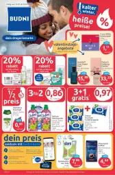 Gazetka promocyjna Budni - Prospekte - Gazetka - ważna od 18.02 do 18.02.2023 - strona 1 - produkty: Abba, angebot, angebote, Brufen, davidoff, duschgel, Eau de parfum, eau de toilette, eis, kaffee, lavera, milka, milka schokolade, mövenpick, olive, palmolive, papier, parfum, reis, schoko, schokolade, Softlan, Ti, toilettenpapier, weichspüler