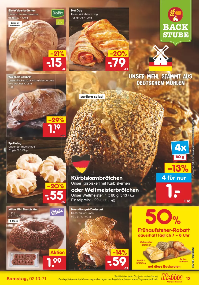 Aktueller Prospekt Netto Marken-Discount - Filial Angebote - von 27.09 bis 02.10.2021 - strona 13