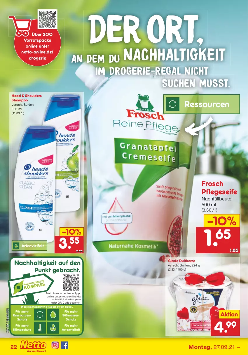 Aktueller Prospekt Netto Marken-Discount - Filial Angebote - von 27.09 bis 02.10.2021 - strona 22