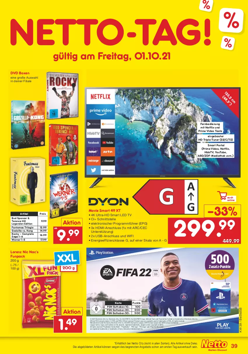 Aktueller Prospekt Netto Marken-Discount - Filial Angebote - von 27.09 bis 02.10.2021 - strona 39