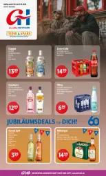 Gazetka promocyjna Getraenke Hoffmann - Prospekte - Gazetka - ważna od 17.10 do 17.10.2026 - strona 1 - produkty: alkohol, Alwa, angebot, angebote, Bad, bier, bitburger, burger, coca-cola, cocktail, cocktails, cola, de blancs, gin, gordon, Gordon’s, Jubiläums, mineralwasser, natürliches mineralwasser, Ti, vilsa, wasser