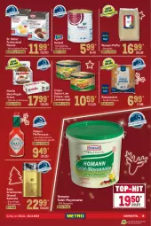 Gazetka promocyjna Metro - GastroJournal - Gazetka - ważna od 16.11 do 16.11.2022 - strona 19 - produkty: beutel, chili, creme, Dr. Oetker, eimer, eintopf, eis, erasco, erbsen, flasche, gin, homann, küche, Küchen, linsen, mayonnaise, mousse, nuss, nutella, olive, oliven, olivenöl, pfeffer, reis, röstzwiebeln, rotkohl, salat, sauce, tabasco, Ti, top-hit, topf, Yo, zwiebel, zwiebeln