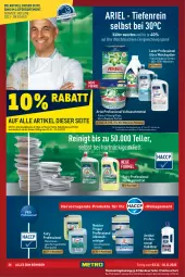 Gazetka promocyjna Metro - GastroJournal - Gazetka - ważna od 16.11 do 16.11.2022 - strona 24 - produkty: ACC, allzweckreiniger, ariel, auto, eis, elle, fairy, flasche, geschirr, geschirrspülmittel, klarspüler, lenor, LG, Meister, meister proper, Palette, Pods, reiniger, reis, ring, sana, spülmittel, teller, Ti, tisch, vollwaschmittel, waschmaschine, waschmaschinen, waschmittel, weck, weichspüler