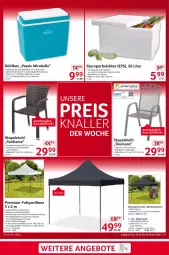 Gazetka promocyjna Selgros - Non Food - Gazetka - ważna od 28.05 do 28.05.2025 - strona 15 - produkty: akku, Behälter, decke, Deckel, eis, elle, Faltpavillon, flasche, kühlakku, kühlakkus, kühlbox, lebensmittel, LG, pavillon, riegel, rückenlehne, Sport, stapelstuhl, stuhl, Ti, wasser
