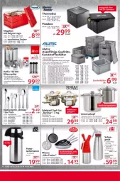 Gazetka promocyjna Selgros - Non Food - Gazetka - ważna od 28.05 do 28.05.2025 - strona 4 - produkty: ACC, Behälter, berliner, besteck, bier, chia, cin, decke, Deckel, edelstahl, espresso, gabel, Glasdeckel, Gläser, henkel, herdarten, hipp, isolierkanne, Klappbox, Kochtopf, latte, latte macchiato, lebensmittel, LG, Löffel, mac, macchiato, messer, pfanne, pizza, Pizzateig, sahne, spülung, Tasche, taschen, tee, Teleskop, Ti, topf, topf-set