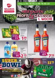 Gazetka promocyjna Selgros - Vorschau:
            Food - Gazetka - ważna od 16.02 do 16.02.2022 - strona 1 - produkty: aperitif, flasche, grünländer, heineken, LG, mw-flasche, Ti