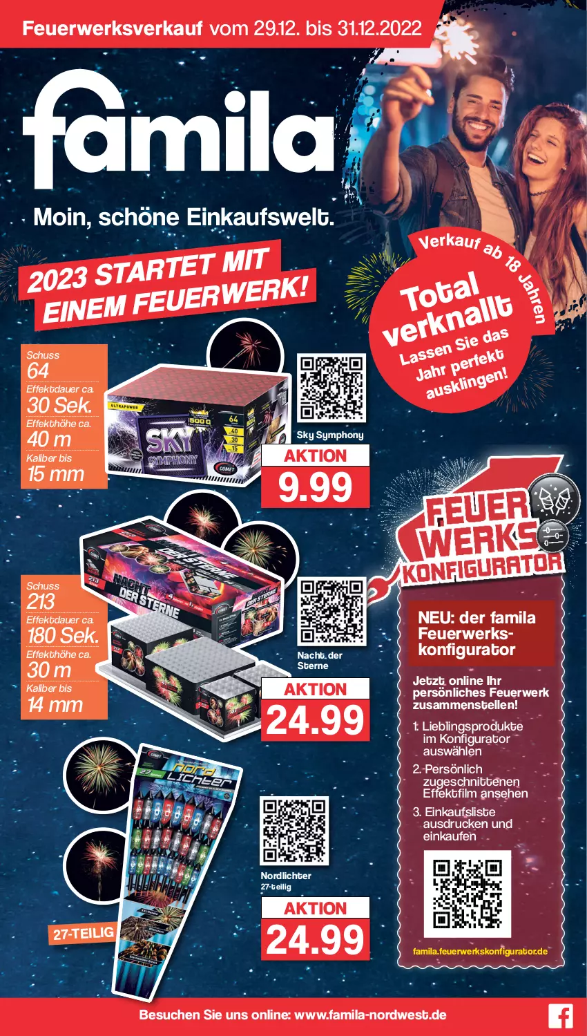 Aktueller Prospekt Famila - Prospekte - von 29.12 bis 31.12.2022 - strona 1 - produkty: auer, elle, rwe, schnitten, Ti