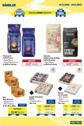 Gazetka promocyjna Metro - Wochen-Angebote Händler - Gazetka - ważna od 29.11 do 29.11.2025 - strona 8 - produkty: angebot, bifi, bohne, caffè crema, cola, Donut, donuts, eduscho, eis, mövenpick, Muffin, reis, Ria, rum, Ti, tiefpreis
