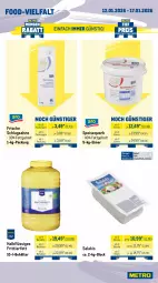 Gazetka promocyjna Metro - Wochen-Angebote Gastro - Gazetka - ważna od 17.01 do 17.01.2026 - strona 10 - produkty: angebot, bacon, Behälter, butter, butterkäse, edamer, eimer, eis, gouda, Käse, mac, milch, quark, reis, sahne, salakis, schinken, schlagsahne, schnitten, schwarzwälder schinken, speisequark, Ti, tisch