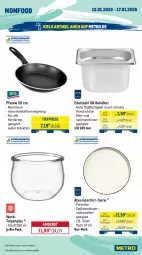 Gazetka promocyjna Metro - Wochen-Angebote Gastro - Gazetka - ważna od 17.01 do 17.01.2026 - strona 20 - produkty: angebot, Behälter, edelstahl, eis, elle, geschirr, herdarten, Metro, metro gastro, mikrowelle, Ofen, pfanne, reis, spülmaschinen, teller, Ti, tiefpreis, weck