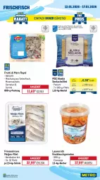 Gazetka promocyjna Metro - Wochen-Angebote Gastro - Gazetka - ważna od 17.01 do 17.01.2026 - strona 7 - produkty: Abtei, angebot, angebote, aqua, Becher, beutel, eis, elle, filet, filets, fisch, fische, Fischer, fischtheke, fleisch, forelle, frischfisch, frutti di mare, garnelen, knoblauch, krone, lachs, lachsfilet, matjes, Metro, Muscheln, rel, Rotbarsch, rotbarschfilet, rwe, Schal, Schale, Schere, seelachsfilet, thunfisch, Ti, Waage, Wild