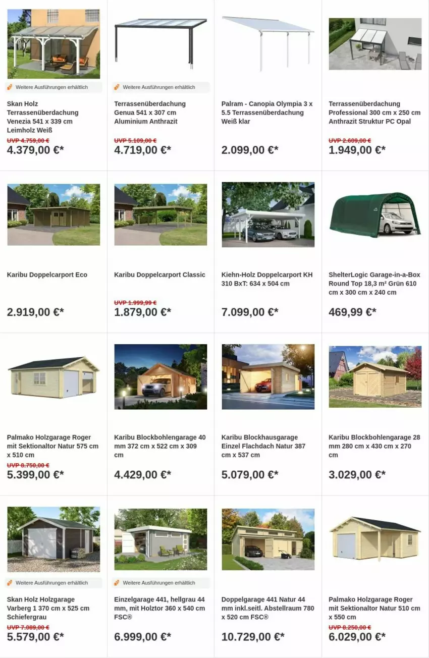 Aktueller Prospekt Obi - Prospekte - von 23.01 bis 31.01.2024 - strona 6 - produkty: Carport, Holz, LG, natur, sekt, Terrassenüberdachung, Ti