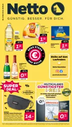 Gazetka promocyjna Netto - Woche 34 - Gazetka - ważna od 26.08 do 26.08.2023 - strona 1 - produkty: aldi, auer, blume, blumen, blumenöl, butter, discount, eis, elle, fol epi, gürteltasche, lack, Laufen, leine, mehl, monitor, regal, reis, Ria, ring, rotkäppchen, sekt, sonnenblume, sonnenblumen, sonnenblumenöl, Tasche, Ti, tisch, wasser, weihenstephan, weizenmehl