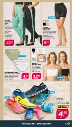 Gazetka promocyjna Netto - Woche 34 - Gazetka - ważna od 26.08 do 26.08.2023 - strona 21 - produkty: asti, Clogs, henkel, hose, kleid, kleider, leine, radler, reifen, Ria, Röcke, rum, schenkel, slip, slips, Tasche, taschen, Ti, tisch