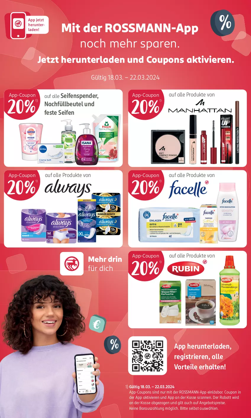 Aktueller Prospekt Rossmann - Prospekte - von 18.03 bis 22.03.2024 - strona 16 - produkty: angebot, angebotspreis, beutel, coupon, coupons, eis, reis, Seife, seifenspender, Ti