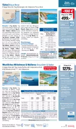 Gazetka promocyjna Lidl - Januar Reise-Highlights - Gazetka - ważna od 31.01 do 31.01.2024 - strona 23 - produkty: Bad, bett, Brei, buch, chia, Cif, eis, genovese, getränk, getränke, gsw, inklusivleistungen, kreuzfahrten, mars, reis, reiseveranstalter, reiseverlauf, sim, telefon, Ti, tisch, uhr, vita