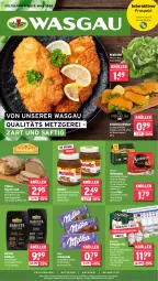 Gazetka promocyjna Wasgau - Gazetka - ważna od 09.03 do 09.03.2024 - strona 1 - produkty: angebot, angebote, auer, aufstrich, Bau, Bauer, bitburger, bohne, bohnen, brot, brotaufstrich, burger, eis, elle, flasche, jacobs, kaffee, kaffeepads, kakao, kopfsalat, Magnets, mehl, milka, milka schokolade, mw-flasche, nutella, pils, premium pils, reis, saft, salat, schinken, schnitzel, schoko, schokolade, schwein, schweine, schweineschnitzel, senseo, Ti, wein, weine, weizenmischbrot