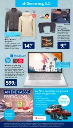 Gazetka promocyjna AldiSud - ALDI Aktuell - Gazetka - ważna od 05.02 do 05.02.2022 - strona 29 - produkty: aldi, Bank, dell, elle, gewinnspiel, HP, Jacke, kamera, Kinder, Kinderkissen, kissen, lautsprecher, Mode, nackenkissen, notebook, Parka, Plüsch, rwe, ryzen, smartphone, spiegel, ssd, Strickjacke, Ti