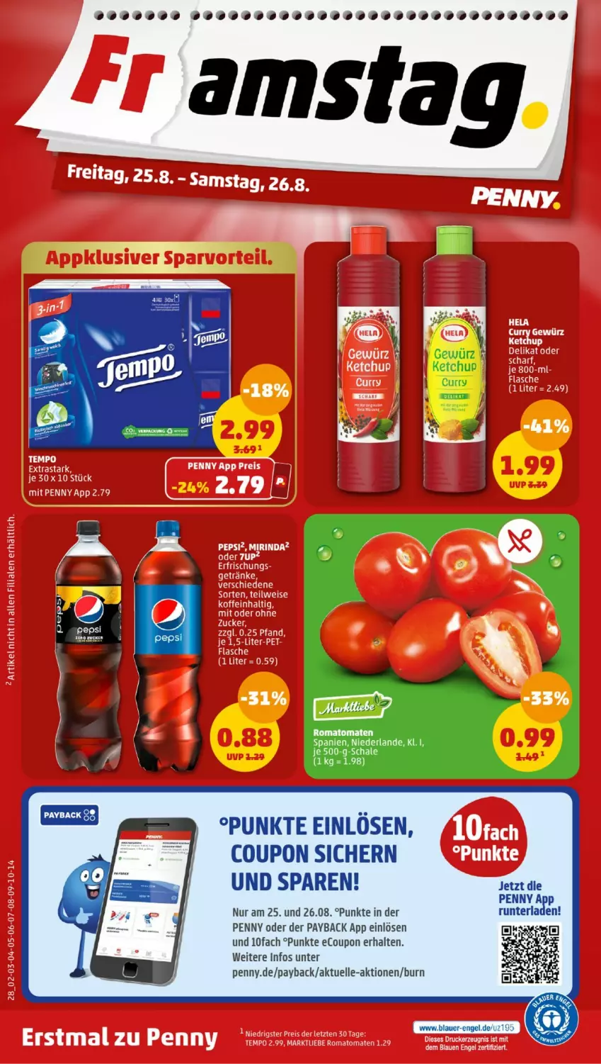 Aktueller Prospekt Penny - Prospekte - von 21.08 bis 26.08.2023 - strona 30 - produkty: coupon, curry, elle, gewürz, ketchup, payback, Schal, Schale, Ti