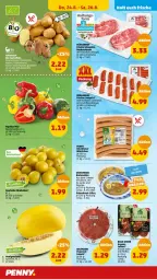 Gazetka promocyjna Penny - Prospekte - Gazetka - ważna od 26.08 do 26.08.2023 - strona 24 - produkty: braten, cevapcici, eier, eis, elle, fleisch, gurke, Nackensteak, nackensteaks, paprika, peperoni, Peroni, pfeffer, pute, putenbrust, regal, rind, salami, Schal, Schale, schwein, schwein und rind, schweine, steak, steaks, vom schwein und rind, wein, weine, wiener, wiener würstchen, wiltmann, würstchen