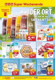 Gazetka promocyjna Netto Marken-Discount - Filial-Angebote - Gazetka - ważna od 07.05 do 07.05.2022 - strona 32 - produkty: albray, auer, babybel, bio, brötchen, creme, dauertiefpreis, eis, eiscreme, feinkost, flasche, jogurt, kraft, kühlregal, landliebe, landliebe eiscreme, mini babybel, ndk, regal, reis, saft, Saint Agur, saint albray, salat, schnitzel, schwein, schweine, Ti, tiefpreis, wein, weine, wiener