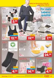 Gazetka promocyjna Netto Marken-Discount - Filial-Angebote - Gazetka - ważna od 07.05 do 07.05.2022 - strona 35 - produkty: angebot, Anzug, asti, Bad, Bau, bett, bio, edelstahl, eis, elle, Fußsprudelbad, gesichtspflege, Hela, hose, Jacke, Maniküre und Pediküre, pantolette, pantoletten, socken, Sprudel, Sprudelbad, Ti, tisch, wasser, ZTE