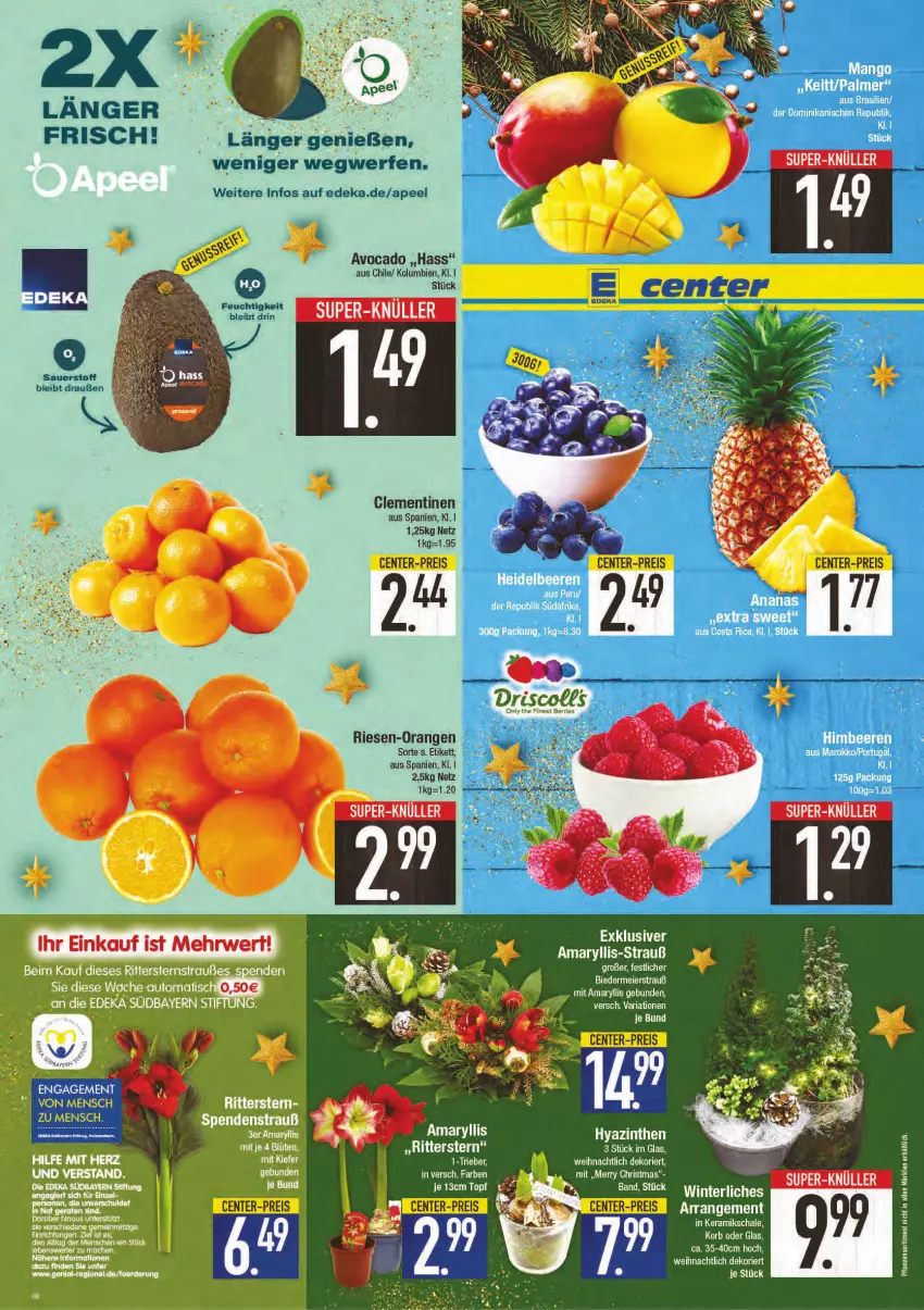 Aktueller Prospekt E Center - Angebote der Woche - von 20.12 bis 25.12.2021 - strona 2 - produkty: mango, Ti