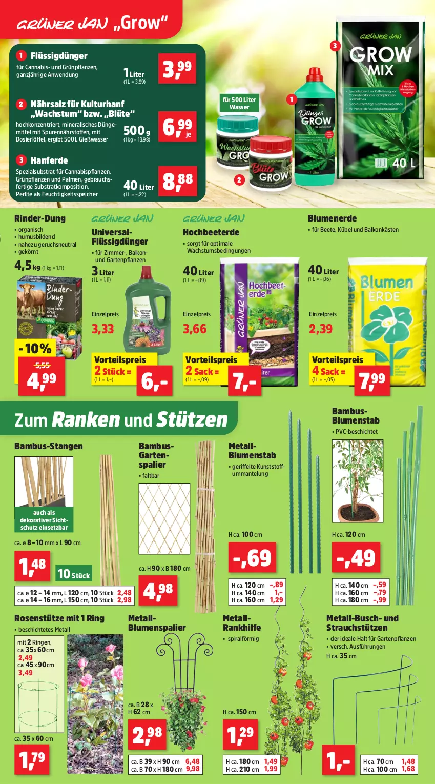 Aktueller Prospekt Thomas Philipps - von 10.06 bis 14.06.2025 - strona 3 - produkty: abis, bambus, blume, blumen, blumenerde, Blüte, dünger, eis, erde, flüssigdünger, Garten, Gartenpflanze, Grünpflanzen, Löffel, Mantel, pflanze, pflanzen, Rauch, reis, rind, rinder, ring, rosen, sac, salz, Spezi, Ti, usb, vorteilspreis, wasser