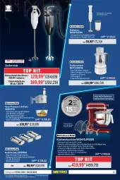 Gazetka promocyjna Metro - Technik Spezial - Gazetka - ważna od 06.03 do 06.03.2024 - strona 11 - produkty: aufschnitt, Becher, Behälter, beutel, brot, cin, decke, Deckel, edelstahl, eis, eiswürfel, eiswürfelbereiter, Elektro, elle, früchte, früchten, gewürz, KitchenAid, kraft, küche, Küchen, küchenmaschine, latte, lebensmittel, leine, LG, messer, Metro, Mixer, nudel, reifen, reis, Ria, Roller, schinken, schüssel, smoothie, smoothies, sonderposten, spaghetti, stabmixer, Teigrolle, teller, Ti, trinkbecher, tuc, Vakuumierer, wasser, wassertank, würfel