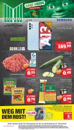 Gazetka promocyjna Marktkauf - Prospekt - Gazetka - ważna od 17.06 do 17.06.2023 - strona 1 - produkty: aktionspreis, angebot, angebote, bier, deka, eis, erde, fleisch, frontkamera, frucht, fruchtgummi, gurke, hackfleisch, haribo, italienische pasta, kamera, lasagne, nuss, pasta, reis, sac, salat, Salatgurke, Samsung, schwein, schweine, Schweinehackfleisch, Ti, uhr, wein, weine, ZTE