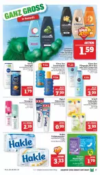 Gazetka promocyjna Marktkauf - Prospekt - Gazetka - ważna od 17.06 do 17.06.2023 - strona 25 - produkty: after sun, creme, deo, deospray, duschgel, eis, flasche, hakle, Maske, nivea, nivea sun, papier, reis, schauma, schauma shampoo, scholl, shampoo, shampoo oder spülung, Signal, socken, sonnenspray, sprühflasche, spülung, Ti, toilettenpapier, wasser, zahncreme, ZTE