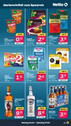 Gazetka promocyjna Netto - Woche 30 - Gazetka - ważna od 27.07 do 27.07.2024 - strona 9 - produkty: alkohol, Becher, Berger, bonbons, Cap, captain morgan, dolce gusto, eis, fertiggericht, jacobs, Jacobs Meisterröstung, knorr, Meister, meisterröstung, nimm2, radeberger, reis, rum, Ti, vodka