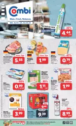 Gazetka promocyjna Combi - Prospekte - Gazetka - ważna od 02.03 do 02.03.2024 - strona 1 - produkty: Becher, Buko, coca-cola, cola, dell, deutscher schnittkäse, dolce gusto, Dr. Oetker, eis, elle, flasche, fleisch, frischkäse, Geflügel, Käse, kasseler, lebensmittel, milram, mortadella, Nescafé, pizza, reis, ristorante, ristorante pizza, Schal, Schale, schnittkäse, schwein, schweine, schweinefleisch, smirnoff, tafeläpfel, Ti, vodka, wein, weine, wiesenhof, ZTE