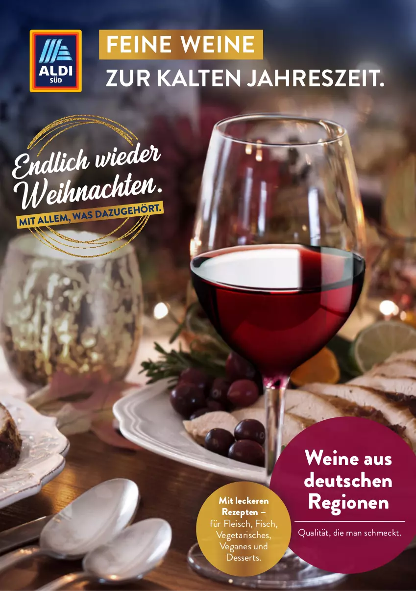 Aktueller Prospekt AldiSud - ALDI Wein - von 01.12 bis 31.12.2021 - strona 1