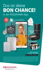 Gazetka promocyjna Rossmann - Prospekte - Gazetka - ważna od 06.04 do 06.04.2025 - strona 19 - produkty: ACC, champagne, champagner, coupon, coupons, eis, erde, fritteuse, gewinnspiel, grill, gutschein, gutscheine, Heißluftfritteuse, HP, IRobot, jbl, koffer, kopfhörer, LG, rabatt-coupon, reis, Roomba, rwe, sac, Saugroboter, tefal, Ti, trolley, uhr, wedel