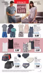 Gazetka promocyjna Lidl - Aktionsprospekt - Gazetka - ważna od 20.05 do 20.05.2023 - strona 25 - produkty: achselhemd, Bau, baumwolle, esmara, hemd, livergy, Pyjama, slip, slips, spaghetti, Ti, weck, wolle