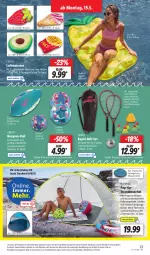 Gazetka promocyjna Lidl - Aktionsprospekt - Gazetka - ważna od 20.05 do 20.05.2023 - strona 27 - produkty: ball, crivit, eis, LG, luftmatratze, matratze, reis, Ria, Spiele, Tasche, taschen, Ti, tragetasche, uv-schutz, wasser, weck, Zelt, ZTE