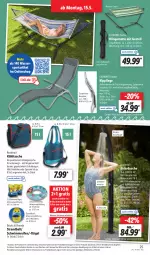 Gazetka promocyjna Lidl - Aktionsprospekt - Gazetka - ważna od 20.05 do 20.05.2023 - strona 29 - produkty: ball, dusche, Einhebelmischer, eis, Garten, getränk, getränke, hängematte, kühltasche, Liege, reifen, reis, Ria, rwe, schläuche, schultergurt, Sport, Tasche, Ti, tisch, umhängetasche, wasser, Wassersport, wassertank, weck, ZTE