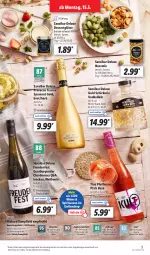 Gazetka promocyjna Lidl - Aktionsprospekt - Gazetka - ważna od 20.05 do 20.05.2023 - strona 5 - produkty: alkohol, angebot, brut, burgunder, chardonnay, dessert, ecco, eis, Gläser, grauburgunder, likör, mac, nuss, Nussmix, prosecco, puma, reis, Ria, spirituosen, Ti, vodka, wein, weine, Weißwein, ZTE