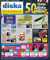 Gazetka promocyjna Diska - Gazetka - ważna od 24.02 do 24.02.2024 - strona 3 - produkty: aktionspreis, alkohol, angebot, angebote, Becher, bier, butter, deka, duplo, eis, ferrero, flasche, frucht, gin, gurke, irische butter, kerrygold, oettinger, pils, radler, reis, saft, salat, Salatgurke, Ti