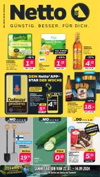 Gazetka promocyjna Netto - Woche 31 - Gazetka - ważna od 03.08 do 03.08.2024 - strona 1 - produkty: angebot, angebote, bohne, bohnen, butter, coppenrath, dallmayr, dallmayr prodomo, eis, fiskars, Garten, goldkrone, grünländer, gurke, hasseröder, irische butter, kaffee, kaffeebohnen, krone, Meister, obst, pils, premium pils, prodomo, reis, Spiele, Ti, torte, wilthener, Wilthener Goldkrone