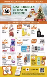 Gazetka promocyjna Mueller - Angebote entdecken & sparen! - Gazetka - ważna od 10.12 do 10.12.2022 - strona 1 - produkty: coupon, drink, Eau de parfum, eis, erde, lenor, lenor waschmittel, lindt, Müller, parfum, Pods, reis, rel, ring, spülung, Ti, waschmittel, weleda, windeln